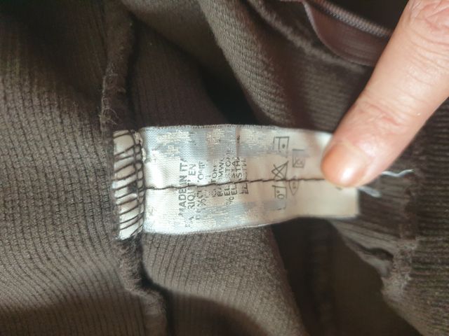 Gonnellina svasata in velluto Made in Italy