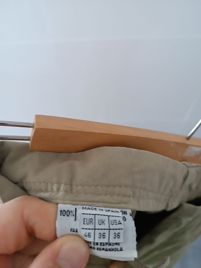 Pantalones largos verde militar