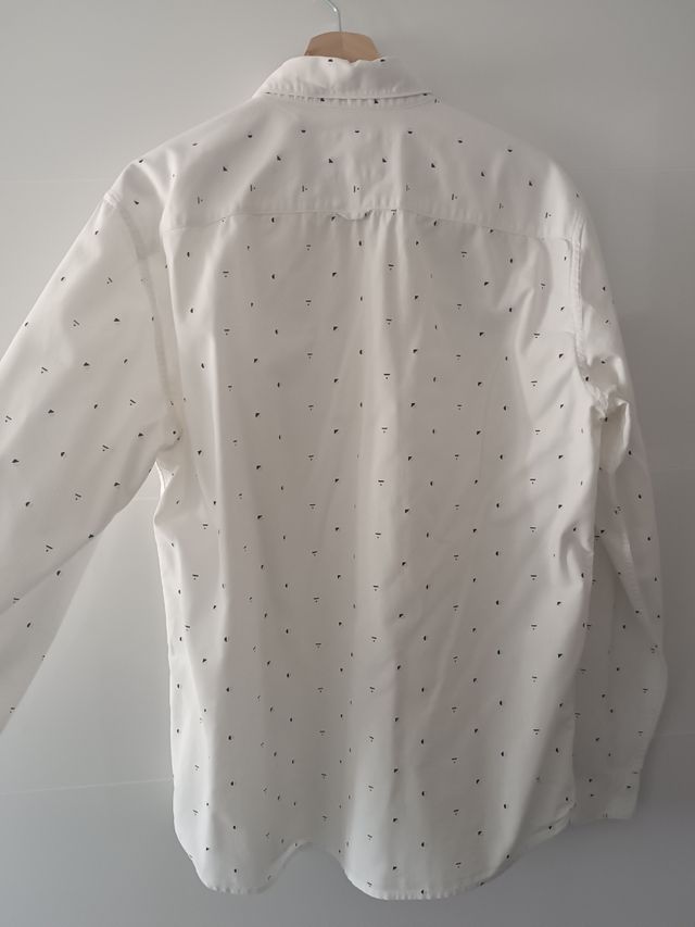 Camisa Blanca con estampado Green Coast