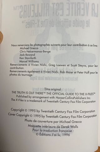The X Files. Aux frontières du réel. 