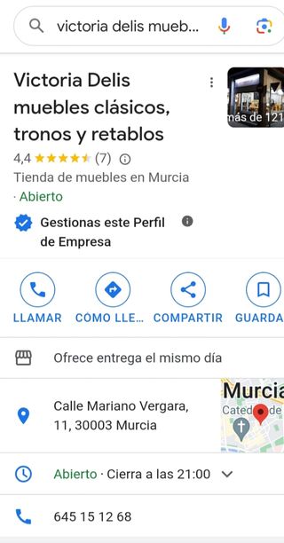 Consola entrada con mármol