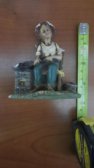 Statuine gesso anni 60 presepe