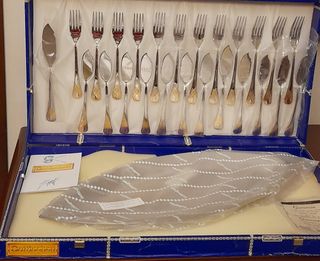 Servizio Pesce Gottinghen acciaio inox 18/10