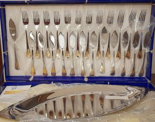 Servizio Pesce Gottinghen acciaio inox 18/10