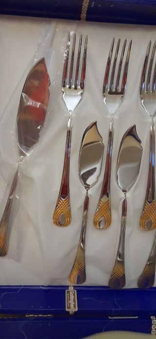 Servizio Pesce Gottinghen acciaio inox 18/10