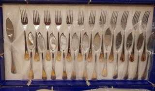 Servizio Pesce Gottinghen acciaio inox 18/10