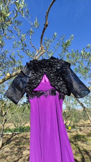 Conjunto de vestido y torera ocasiones y bodas