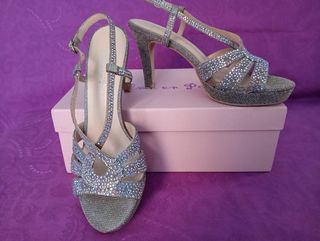 Zapatos de fiesta brillantes 
