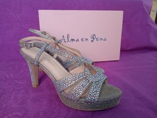 Zapatos de fiesta brillantes 