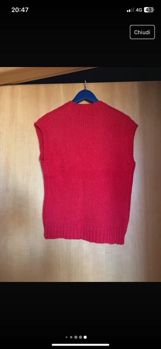 cardigan vintage 100%lana