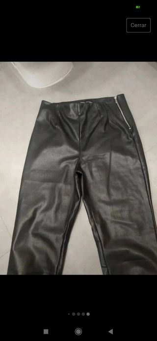 Leggins Zara encerado negro