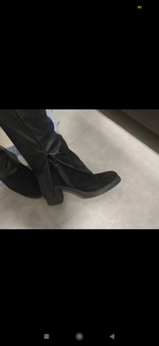 Leggins Zara encerado negro