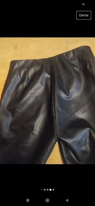 Leggins Zara encerado negro