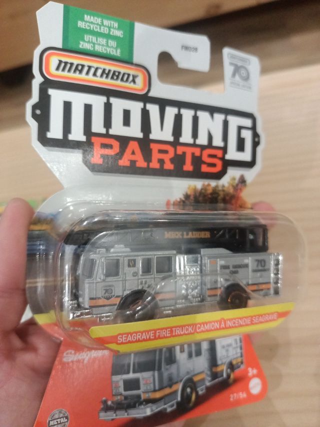 Matchbox moving parts