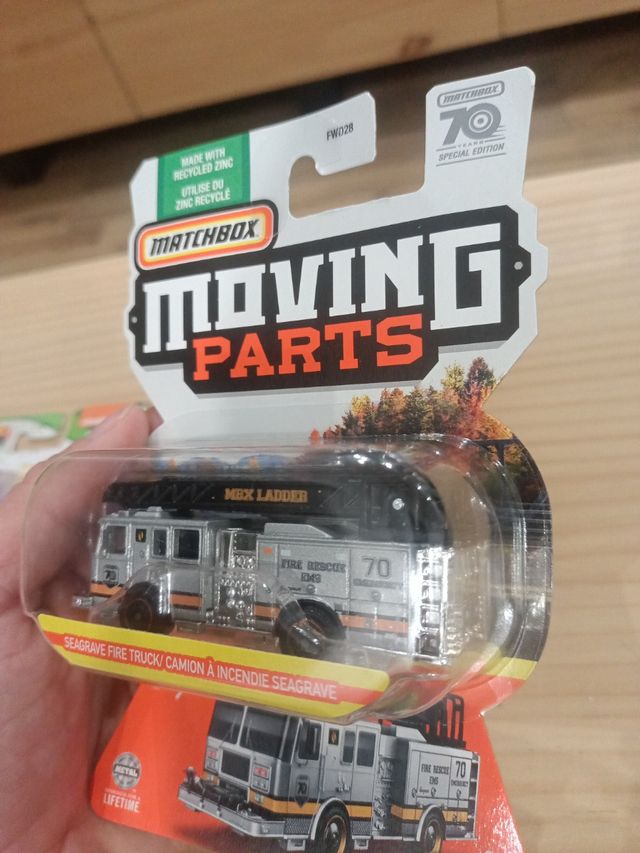 Matchbox moving parts