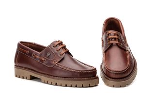 zapato estilo timberland piel caballero y NUEVO