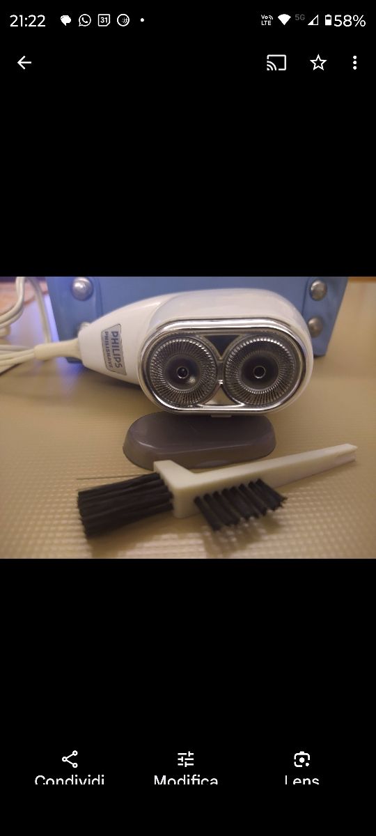 Rasoio Philips vintage funzionante!!!