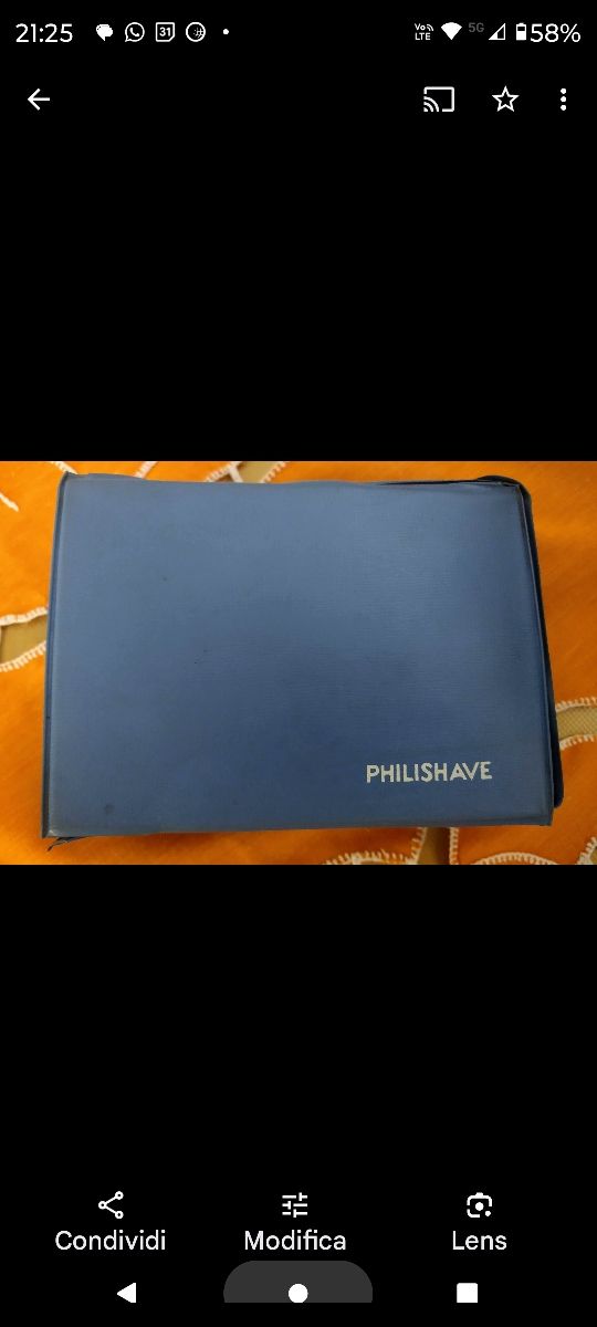 Rasoio Philips vintage funzionante!!!