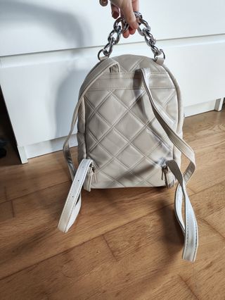 Mochila polipiel beige - Stradivarius