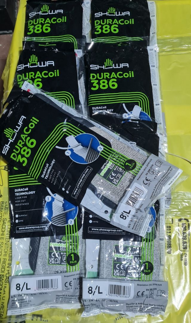 Guanti lavoro taglia L