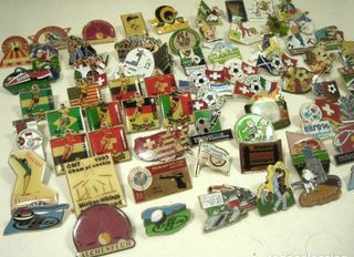 75 PINS COLECCIÓN AÑOS 90-DEPORTES FUTBOL