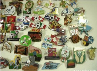 75 PINS COLECCIÓN AÑOS 90-DEPORTES FUTBOL