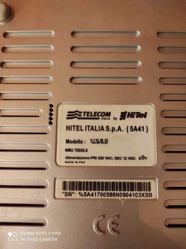 Telefono fisso vintage Sirio