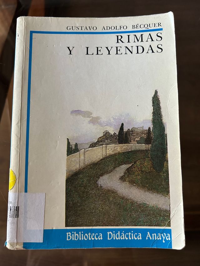 Libro Rimas y leyendas, Gustavo A Becquer