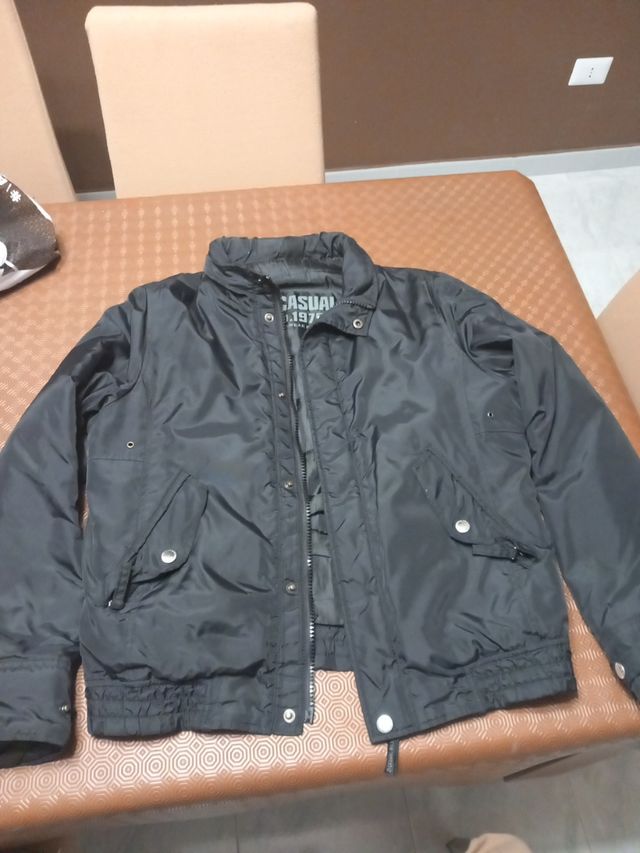 Giubbino Zara col. Nero tg. M impermeabile