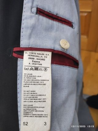 Americana azul marino Emilio Tucci