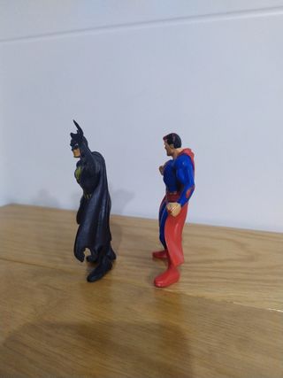 Batman y Superman vintage