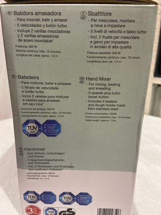 batidora amasadora para hacer tartas
