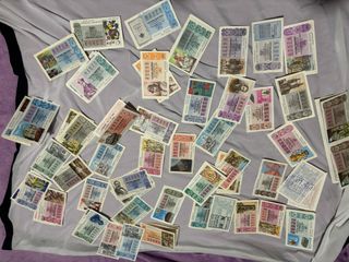 Decimos lotería nacional antiguos