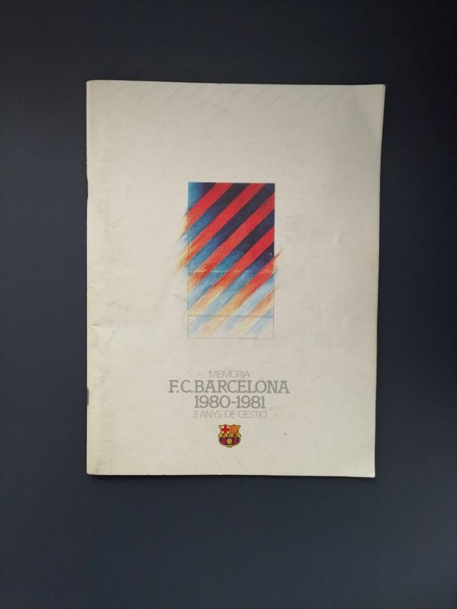 Memoria F.C Barcelona temporada 80-81