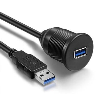 Adaptador USB de montaje salpicadero