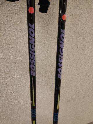 Esquís Rossignol CS4 con bastones
