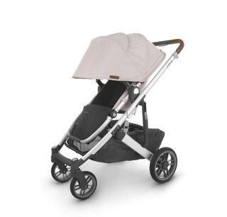 carro bebe rosa empolvado