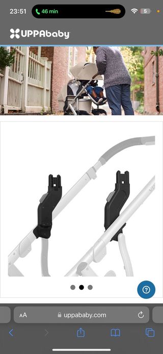 carro bebe rosa empolvado