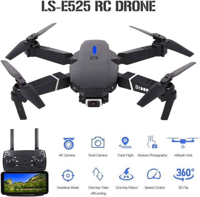 RC DRON ELS-25 Doble Cámara 4K HD
