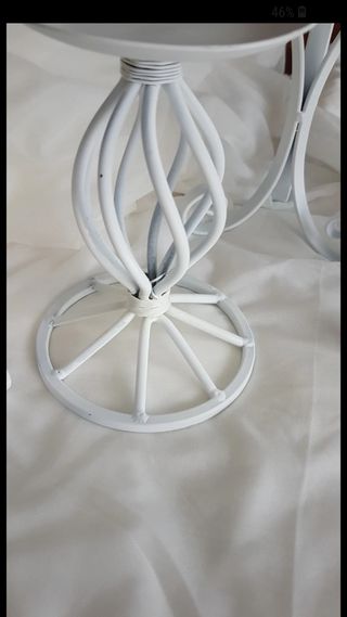 5 portacandele ferro matrimonio