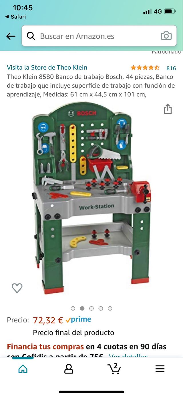 Mesa de trababo Bosch de Klein