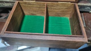 antigua cajita joyero madera