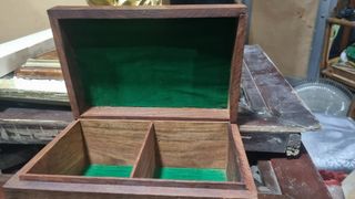 antigua cajita joyero madera