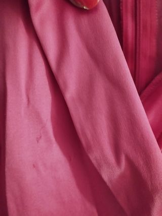 Vestido fiesta rosa fucsia bordado