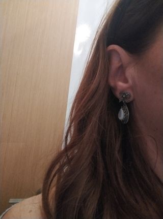 pendientes de nacar y marquesitas