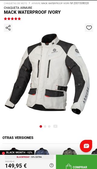 Chaqueta moto Amure (L)