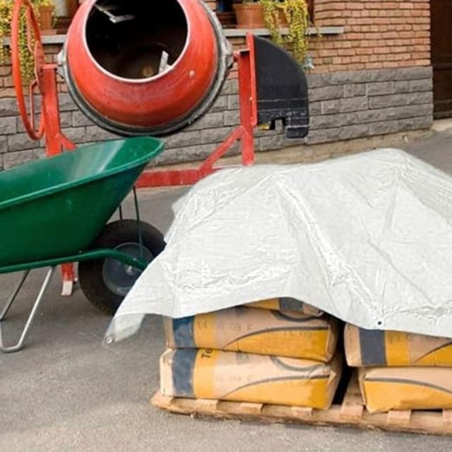 Toldo Impermeable 3x5m Blanco Reforzado