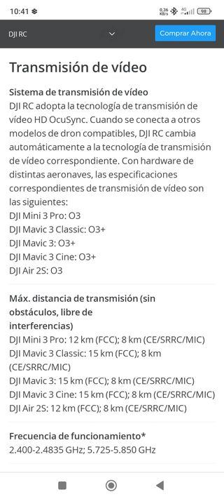 Mando dji rc