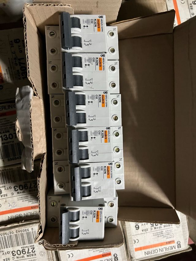 automaticos , diferenciales , contactores , 63amp