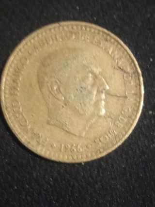 Se vende monedas 1966 de una peseta